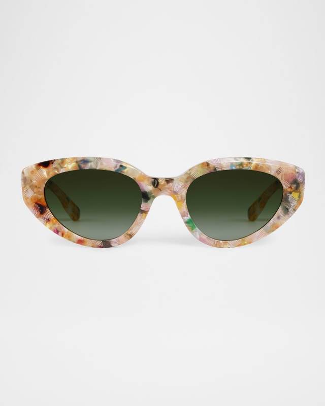 Irene Acetate Cat-Eye Sunglasses